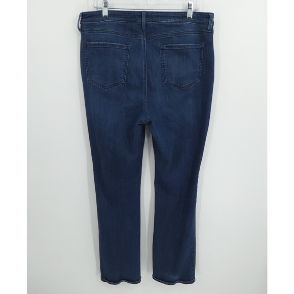 NYDJ Jean Womens 14 Blue Denim Billie Mini Boot Lift Tuck Stretch Everyday Comfy - Picture 2 of 13